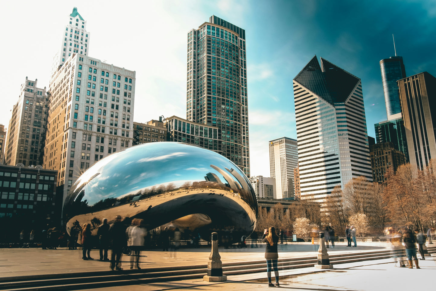 Chicago skyline para curso de inglés Kaplan